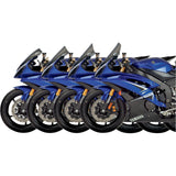 ZERO GRAVITY 2301-1303 24-580-02 Corsa Windshield Corsa Windscreen - Smoke - YZF R6 '08-'10