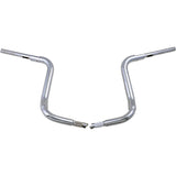 FAT Baggers INC. 1-1/2" EZ Install Rounded Top Handlebar 14" Chrome - 803014 For Harley Touring 2014-2020