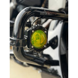 Custom Dynamics Shark Demon® High Performance LED Fog Lights Selective Yellow - SD-FOG-2Y For Harley Motorcycles 2011-2022