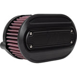 Kodlin USA Oval Air Cleaner Kit Black M8 - K29244 For Harley Motorcycles 2017-2025