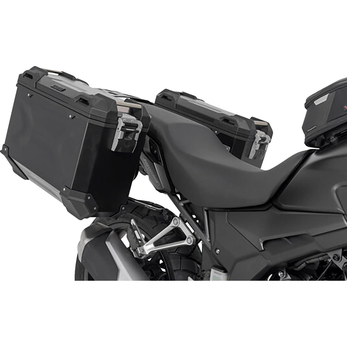 SW-MOTECH 3580-0338 KFT.01.400.70001/B TRAX ADV Aluminum Case System black - honda cb/cbr/nx 500 '13-'24