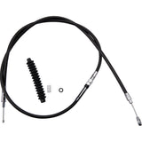 Drag Specialties High-Efficiency Black Vinyl Clutch Cable 61-1/4" For Harley Sportster 1986-1995