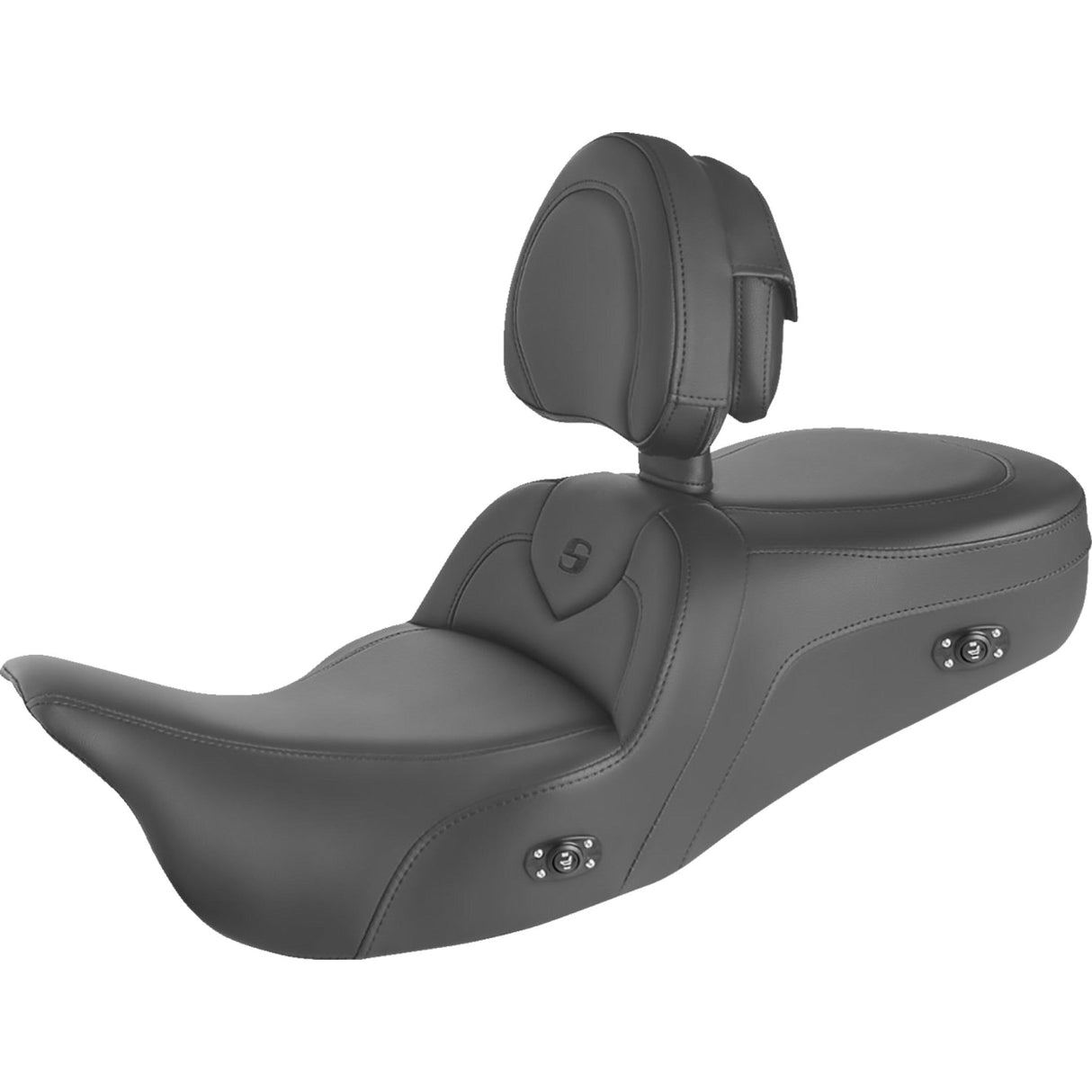 Saddlemen Roadsofa™ Seat W Driver Backrest - 808-07B-187TBRH For Harley Touring 2008-2025
