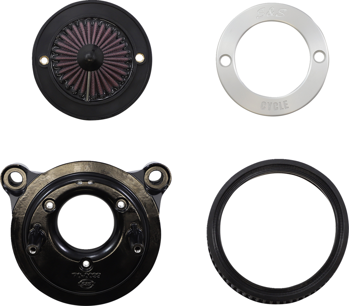 Air Stinger Stealth Air Cleaner Kit - Chrome Ring - 1010-2959