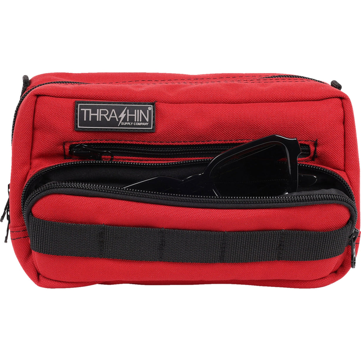 THRASHIN SUPPLY CO. 3510-0202 THB-0017 Handlebar Bag Plus - Red