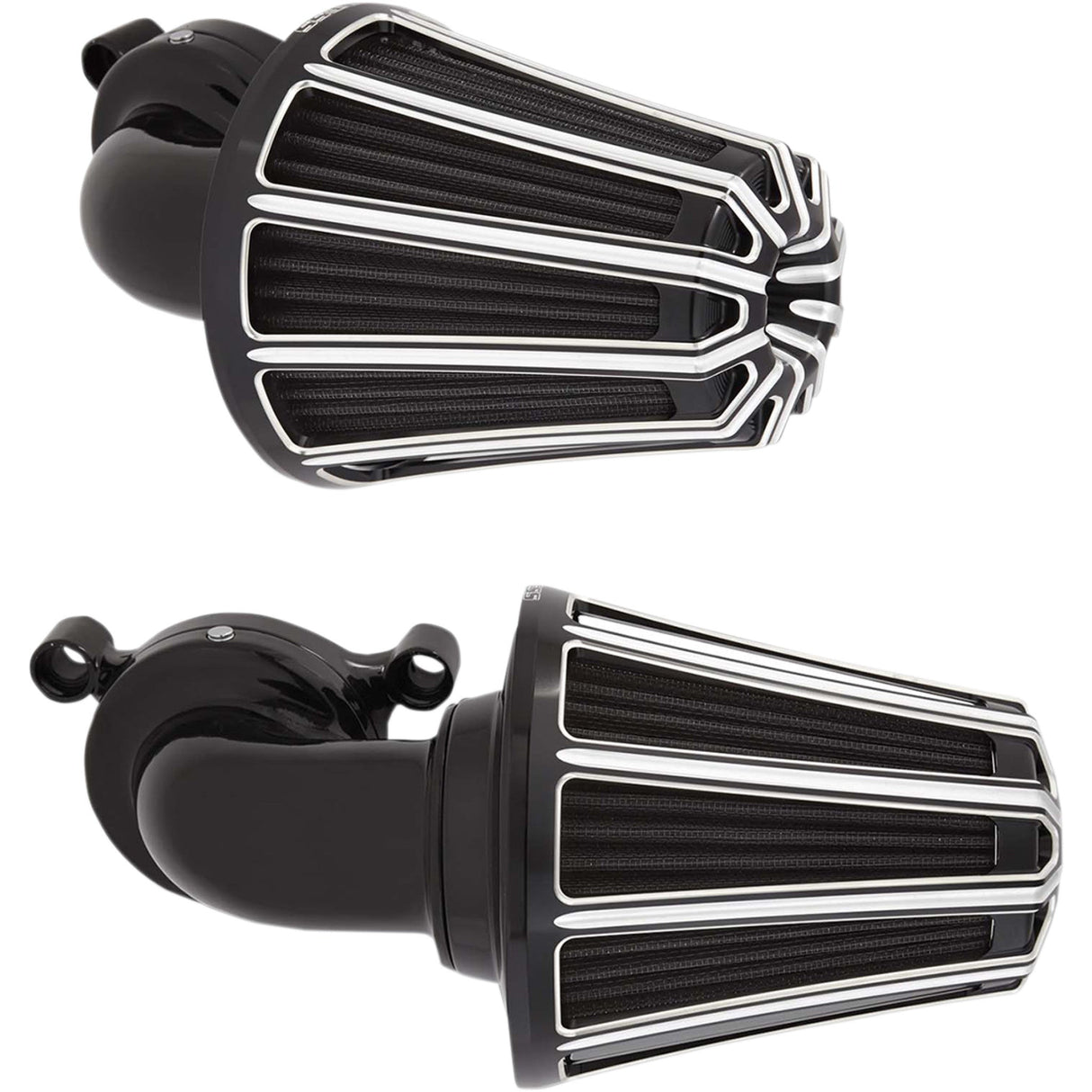 Arlen Ness Monster Sucker® Air Cleaner Kit — 10 Gauge Black - 81-035 For Harley Motorcycles 2017-2025