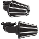 Arlen Ness Monster Sucker® Air Cleaner Kit — 10 Gauge Black - 81-035 For Harley Motorcycles 2017-2025
