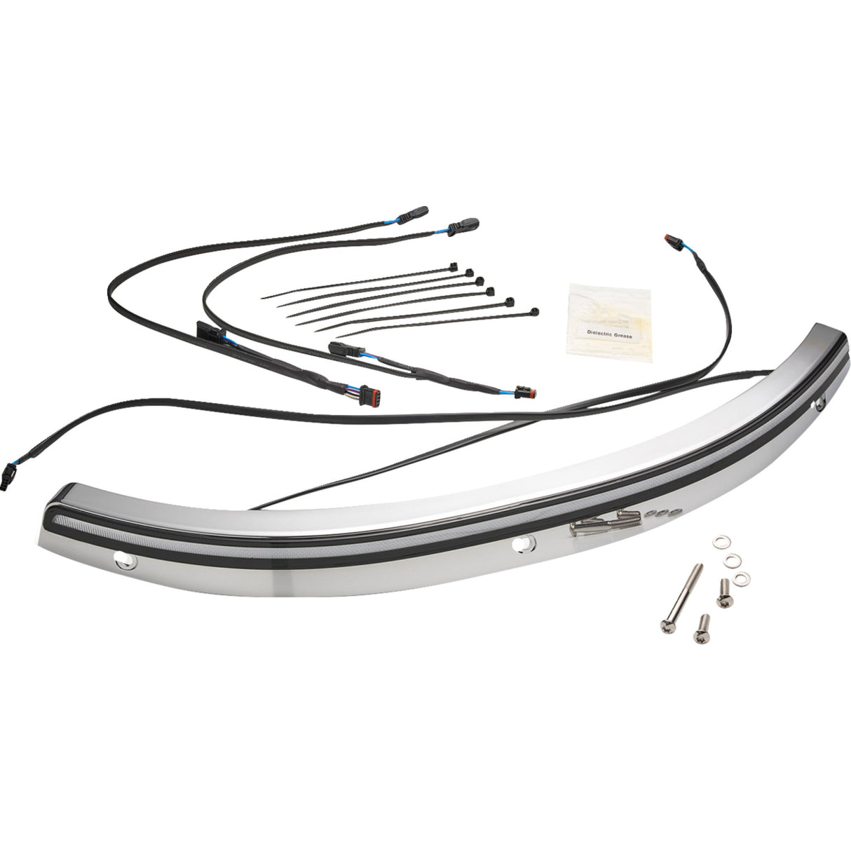 CIRO 2350-0583 12000 Solaire LED Windshield Trim - Chrome