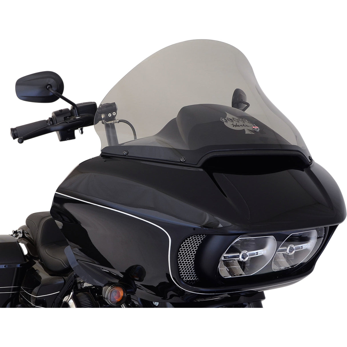 Klock Werks Pro-Touring Flare® Windshield 15" Tinted - KWW-01-0314 For Harley Road Glide 2015-2025