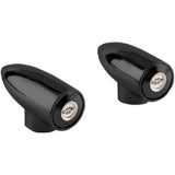 Paul Yaffe Bagger Nation Lightning Bullets Run Turn LED Lights Marker LIghts Amber Black - LB-F-AMB-B For Harley Softail 2018-2020