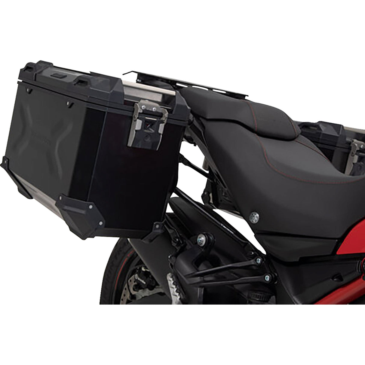SW-MOTECH 3580-0349 KFT.22.114.70002/B TRAX ADV Aluminum Case System black - ducati multistrada 950/1200/1260/v2 '15-'24