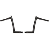 FAT Baggers INC. 1-1/4" EZ Install Pointed Top Handlebar 10" Black - 906010-B For Harley Touring 2015-2022