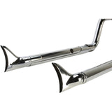 Cobra Bad Hombre Duals 2-Into-2 Exhaust System - 6988 For Harley Softail 2007-2011