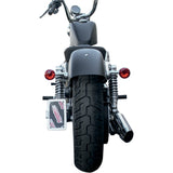 Accutronix Side Mount License Plate With LED Tag Light Chrome - LPF114HV-C For Harley Sportster 2004-2019