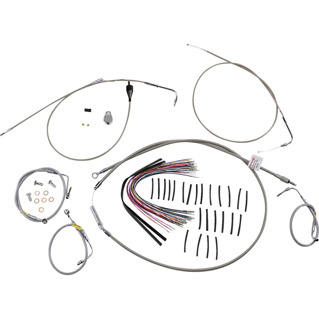 Burly Brand Complete Cable Kit - B30-1297 For Harley Touring 2000-2006