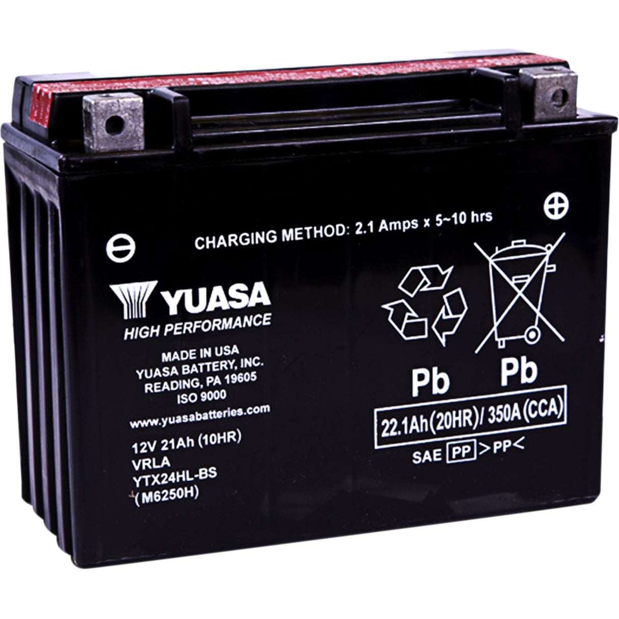 YUASA YTX24HL YUAM7250H High Performance AGM Maintenance-Free Battery AGM Battery - YTX24HL