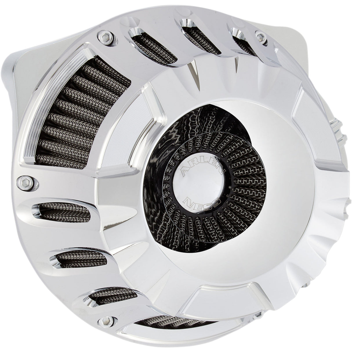 ARLEN NESS 1010-1210 18-928 Inverted Series Air Cleaner Kit — Deep Cut - Chrome