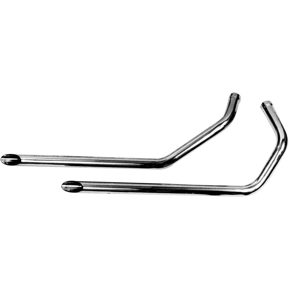 Paughco Drag Pipes 2-Into-2 Exhaust System - 719-40 For Harley Sportster 1957-1978