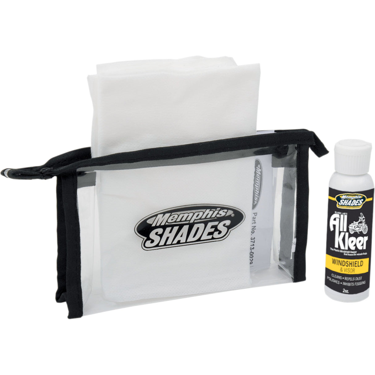 MEMPHIS SHADES 3713-0029 MEM0924 All Kleer Windshield/Fairing/Faceshield Cleaner Windshield Cleaning Kit - 2 U.S. fl oz.