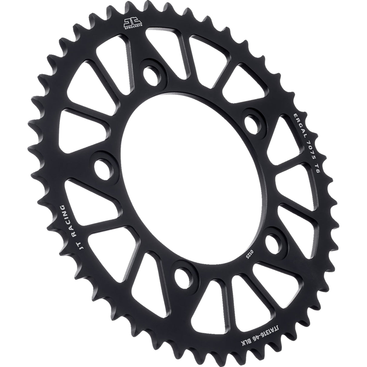 JT SPROCKETS 1211-2904 JTA1316.46BLK Aluminum Rear Sprockets Rear Sprocket - Aluminum - 46 Tooth - Black - Honda