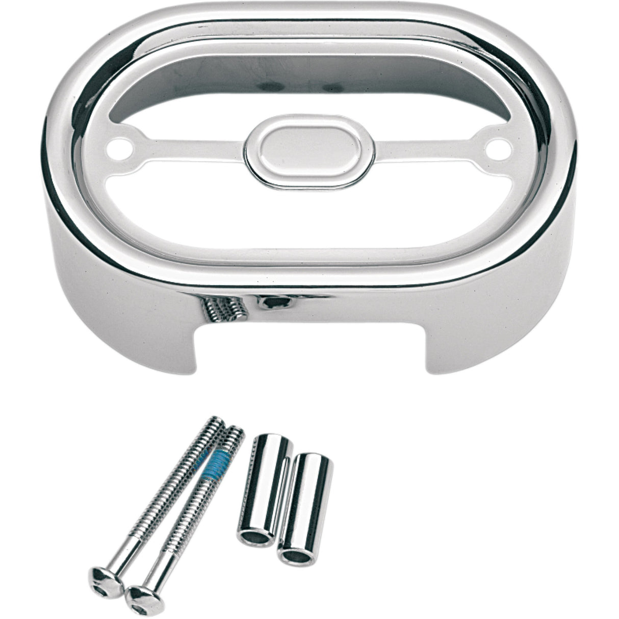 DRAG SPECIALTIES 1902-0398 Chrome Regulator Covers Regulator Cover -Harley Davidson - Chrome