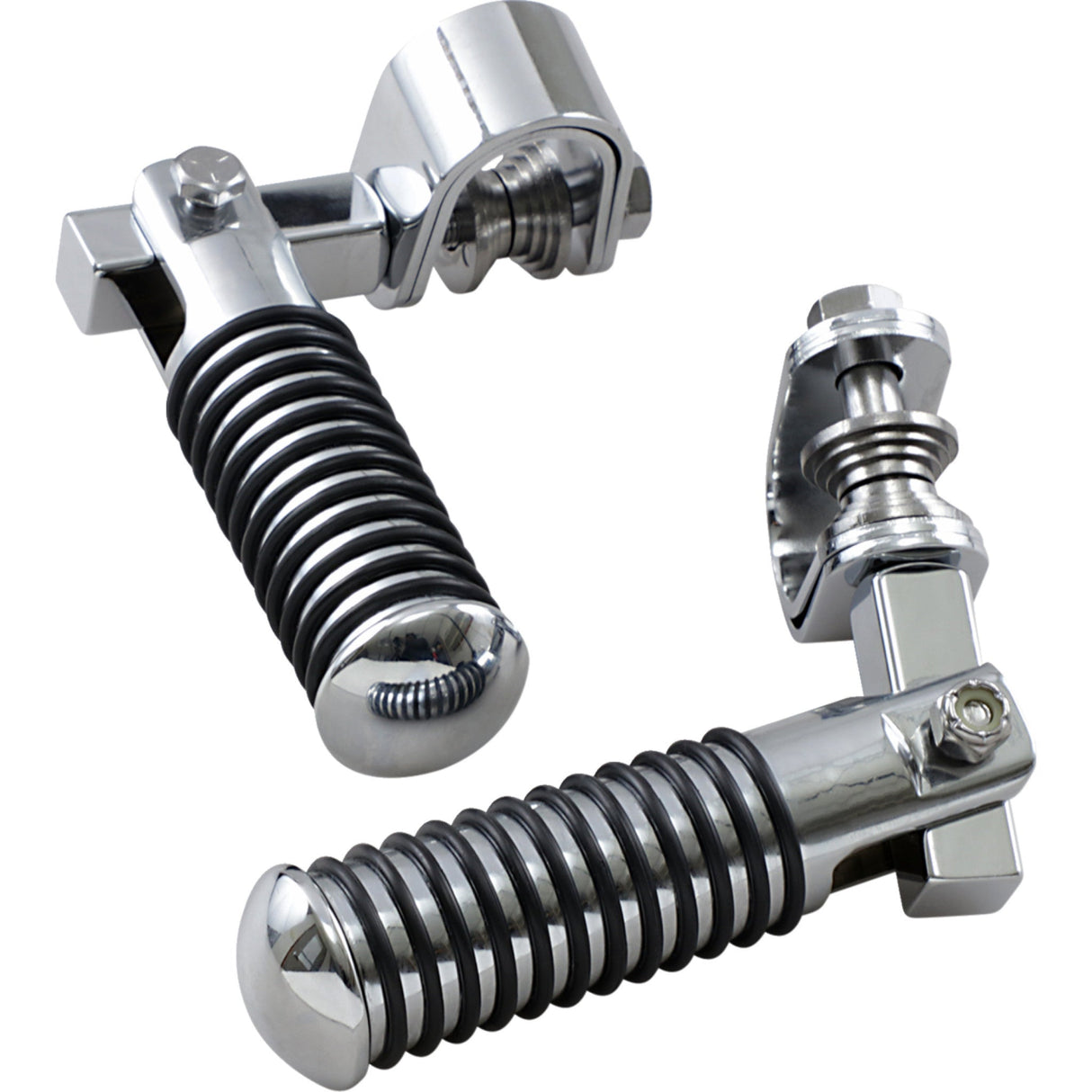 DRAG SPECIALTIES DS-253300 Clamp Mount Footpegs U-Clip Footpeg - 1-1/4"