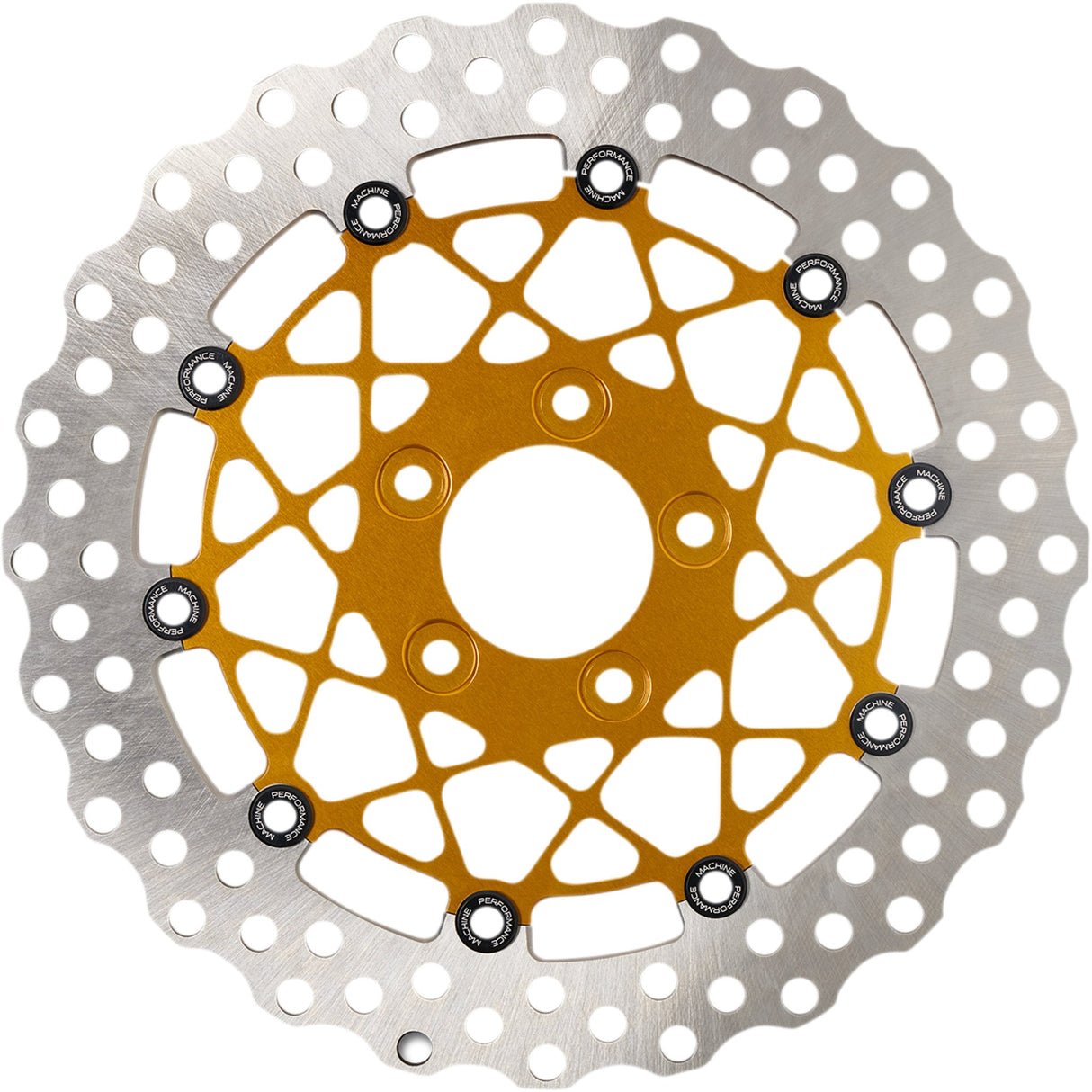 Performance Machine Brake Rotor - 0133-1809S-G For Harley Motorcycles 2006-2020