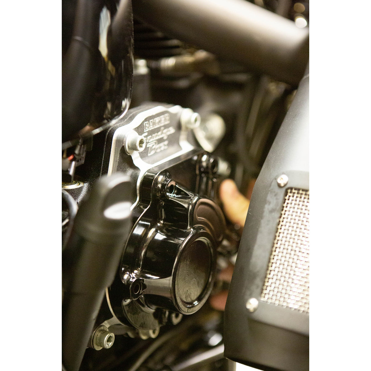 Baker Drivetrain Function-Formed™ Cable Type Transmission Side Cover Assembly Gloss Black - BD-10605-A For Harley Motorcycles 2007-2025