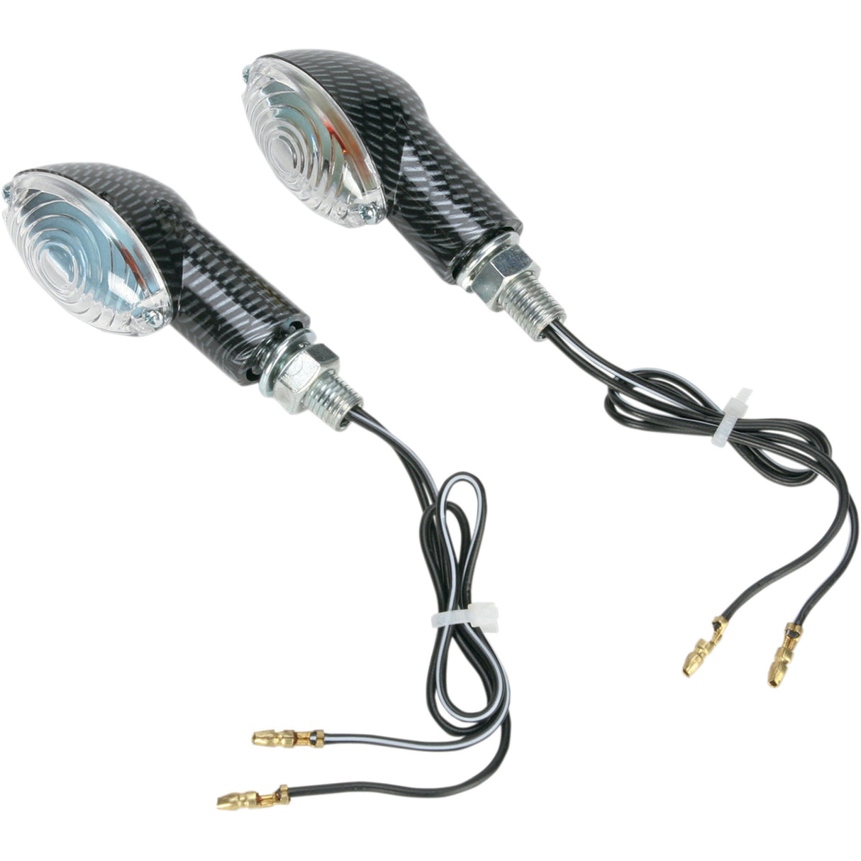 K&S TECHNOLOGIES 25-8361 25-8361 LED Ultra Mini Marker Lights Ultra Mini Marker Lights - Carbon/Clear
