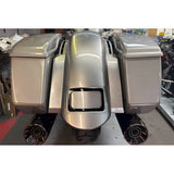 PAUL YAFFE BAGGER NATION 1401-1051 PYO:RF-SS-CVO-B Rear Short Sport Fender - With Black Plate Frame