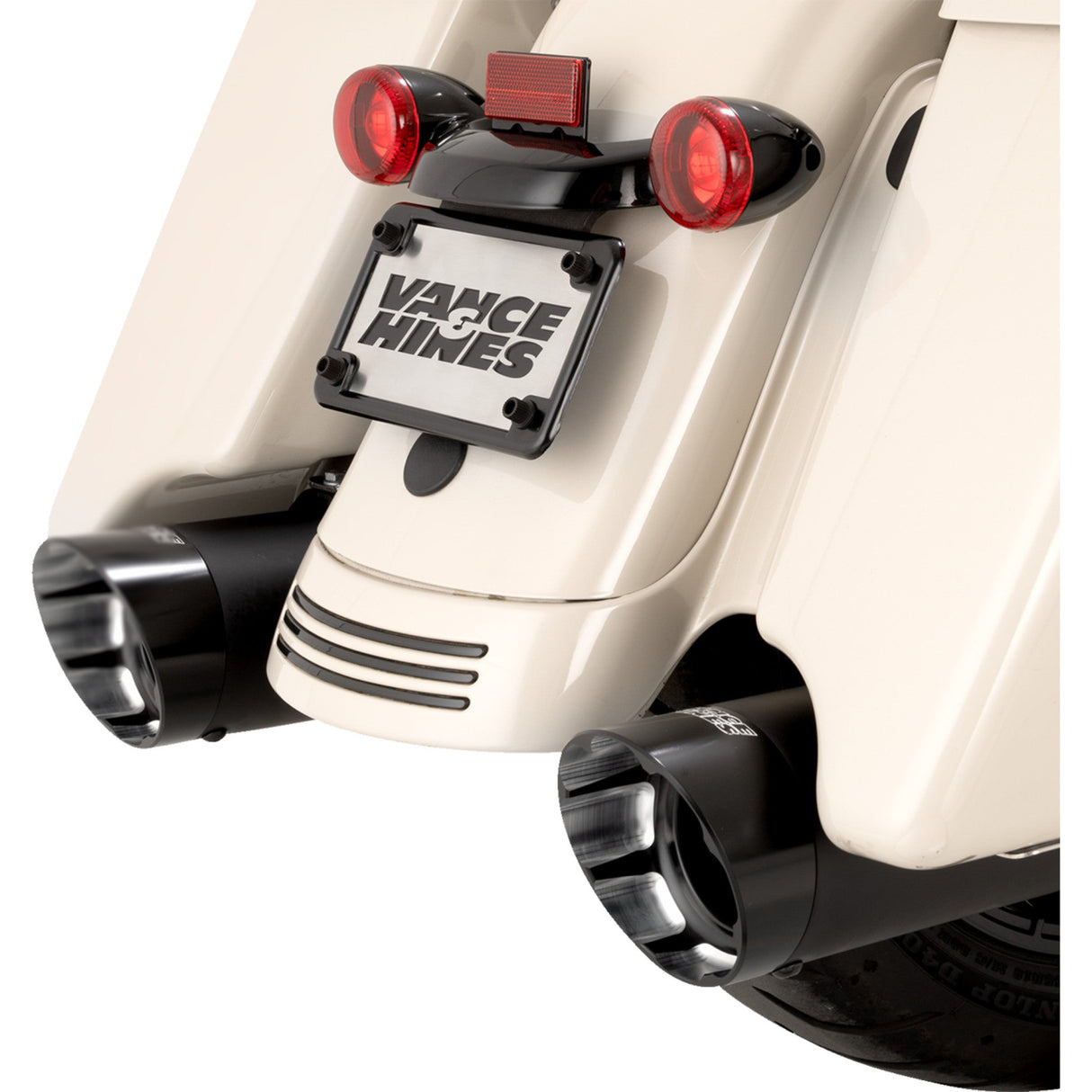 Vance & Hines Razorback Muffler - 47960 For Harley Touring 2017-2026