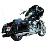 S&S Cycle 4-1/2" MK45 Performance Mufflers Chrome With Black Thruster - 550-0619 For Harley Touring 1995-2016