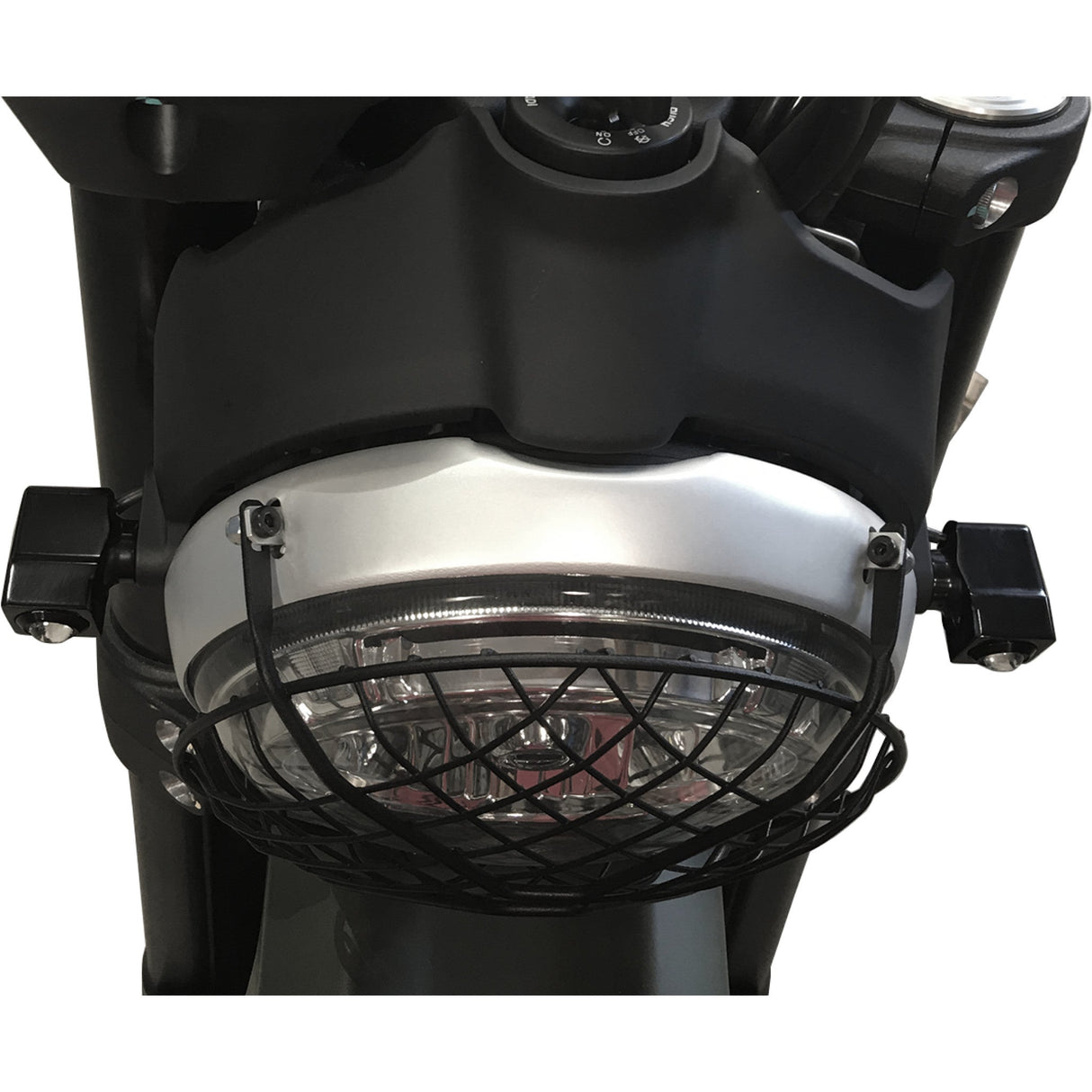 JOKER MACHINE 2020-1424 05-206-RB Single Rat Eye LED Turn Signals - Side-mount LED Turn Signals - Black/Red
