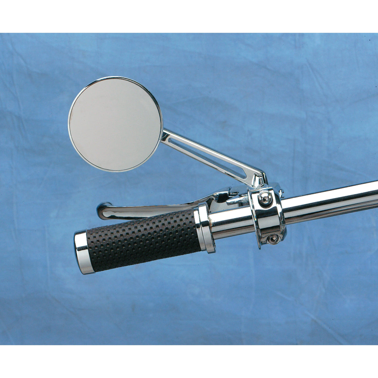 DRAG SPECIALTIES DS-302156 Round Series Mirror Round Mirror with Long Stem