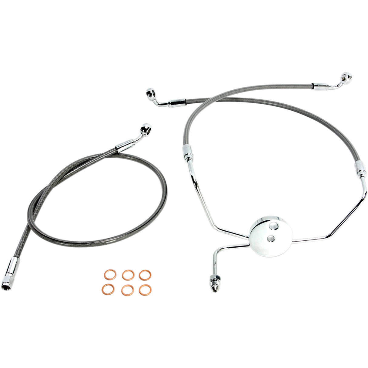 MAGNUM SHIELDING 1741-5087 SSC1304-31 XR Stainless Extreme Response Front Brakeline Kit - Stainless Steel