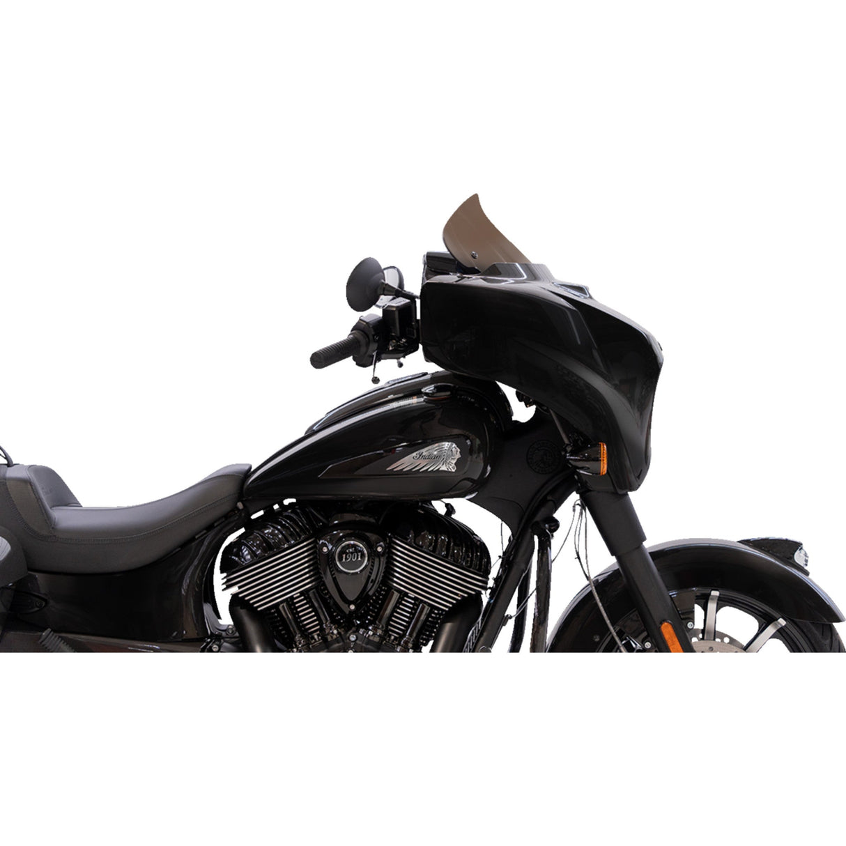Klock Werks Kolor Flare® Windshield 10" Bronze - KWW-04-0642 For Indian 2014-2026