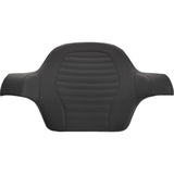Saddlemen Tour Pak® Backrest Pad Slim Roll & Pleat Black - 814-07-TPACK-RP For Harley Touring 2014-2026