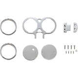 LA Choppers Gauge Mount For Performance Risers Dual Chrome Dyna Sportster - LA-7397-02C For Harley Motorcycles 1999-2021