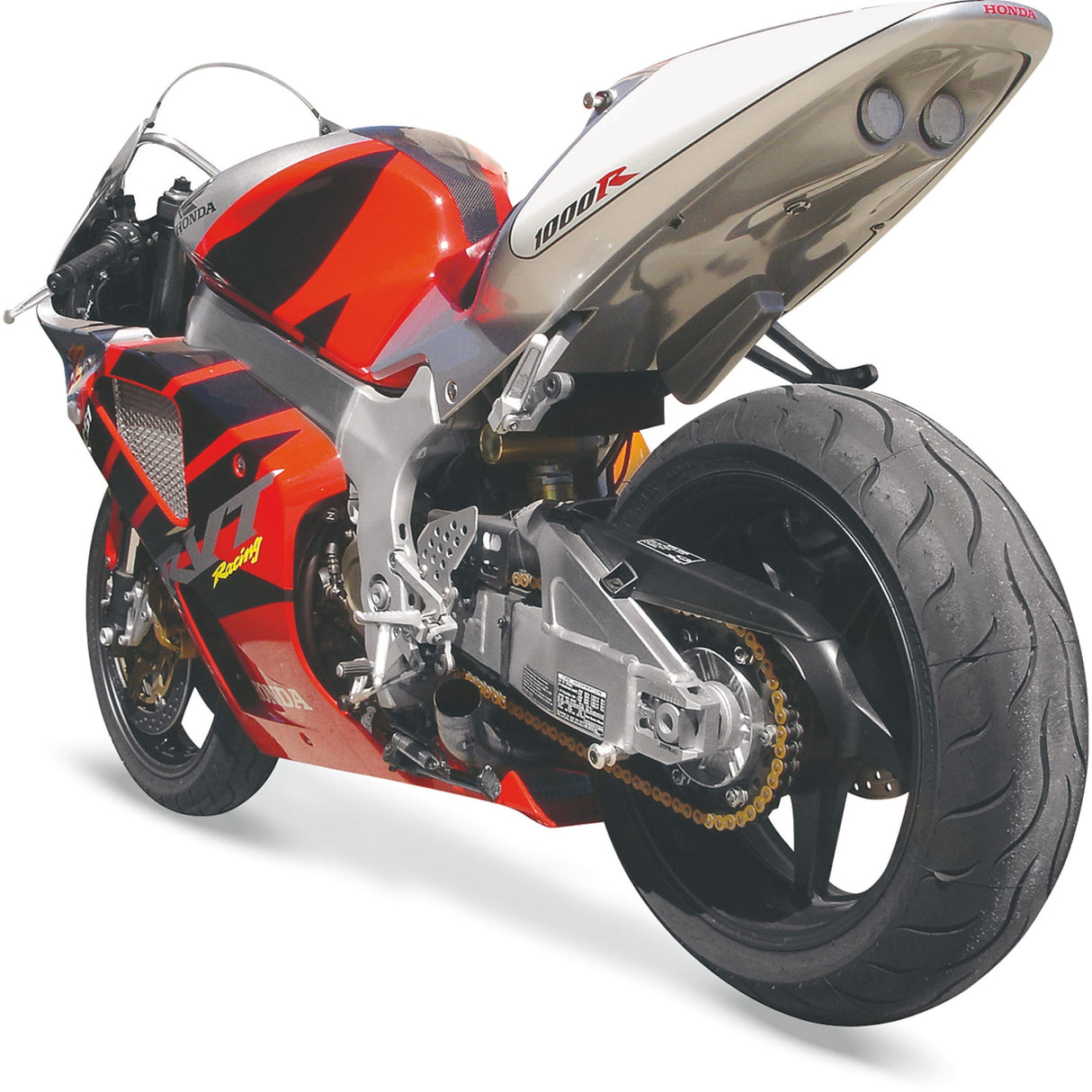 HOT BODIES 0521-0064 H03RC-SB-SIL Superbike Undertail Superbike 2 Undertail - Force Silver Metallic - Honda - RC51