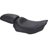 Mustang Padded Passenger Seat Cowl Black Smooth - 88612 For Harley Touring 2023-2026