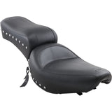 Mustang Studded 2-Up Seat FX - 75302 For Harley Motorcycles 1958-1984