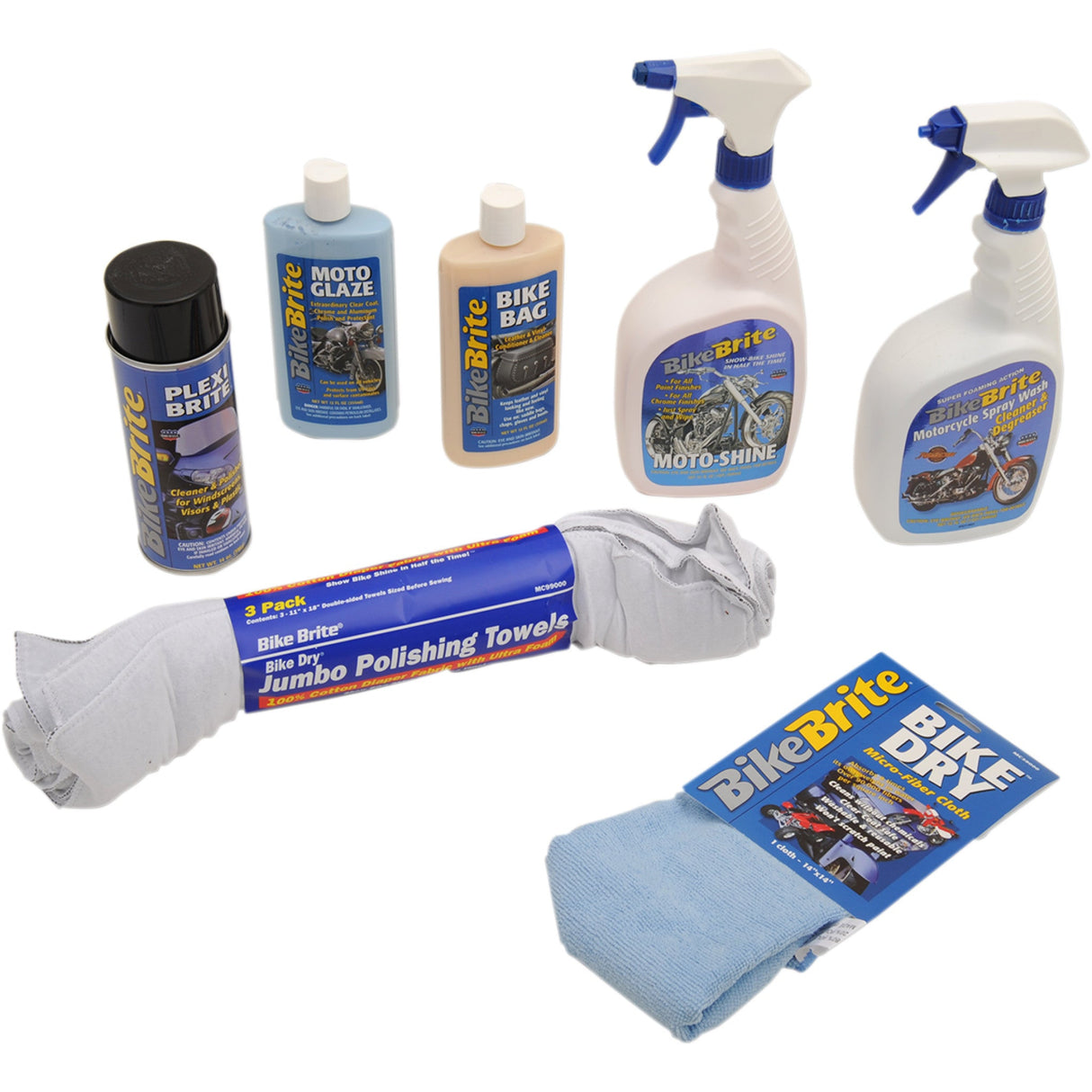 BIKE BRITE DS-700027 MC10000 Moto Kit® Complete Cleaning Kit