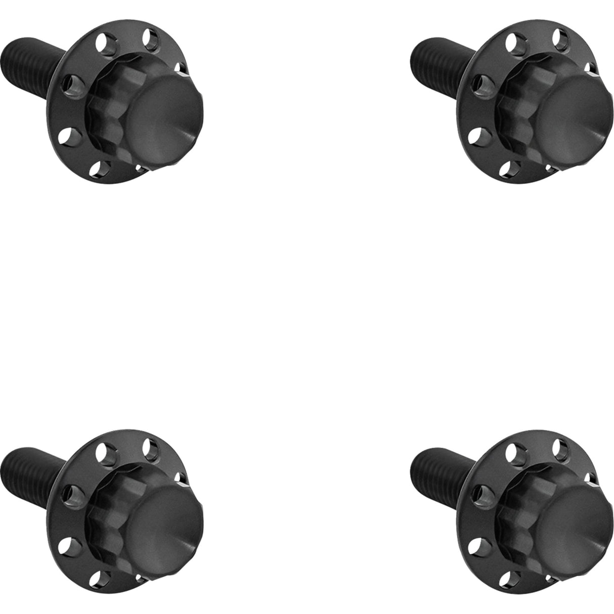 Arlen Ness Titanium 12-Point Windshield Bolts Windshield Black - 300-816 For Harley Road Glide 2015-2024