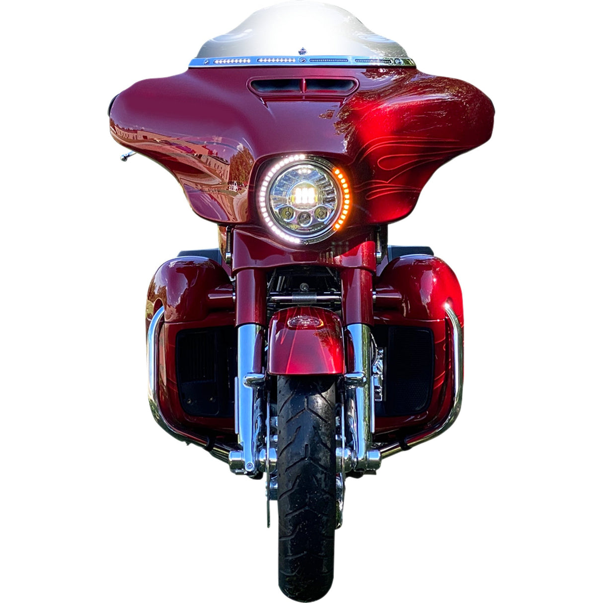 CUSTOM DYNAMICS 2001-2308 PB-7TR-AW-1C ProBEAM® Turn Signal Ring Trim - Sequential Trim Ring - Chrome