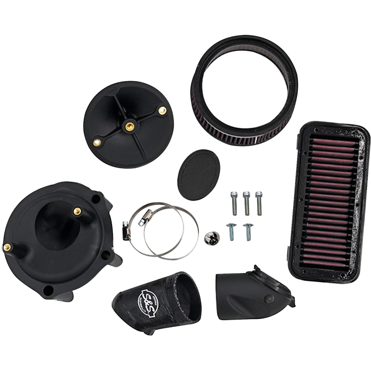 S&S CYCLE 1010-3409 170-0828 Stealth Air Cleaner Kit without Cover indian