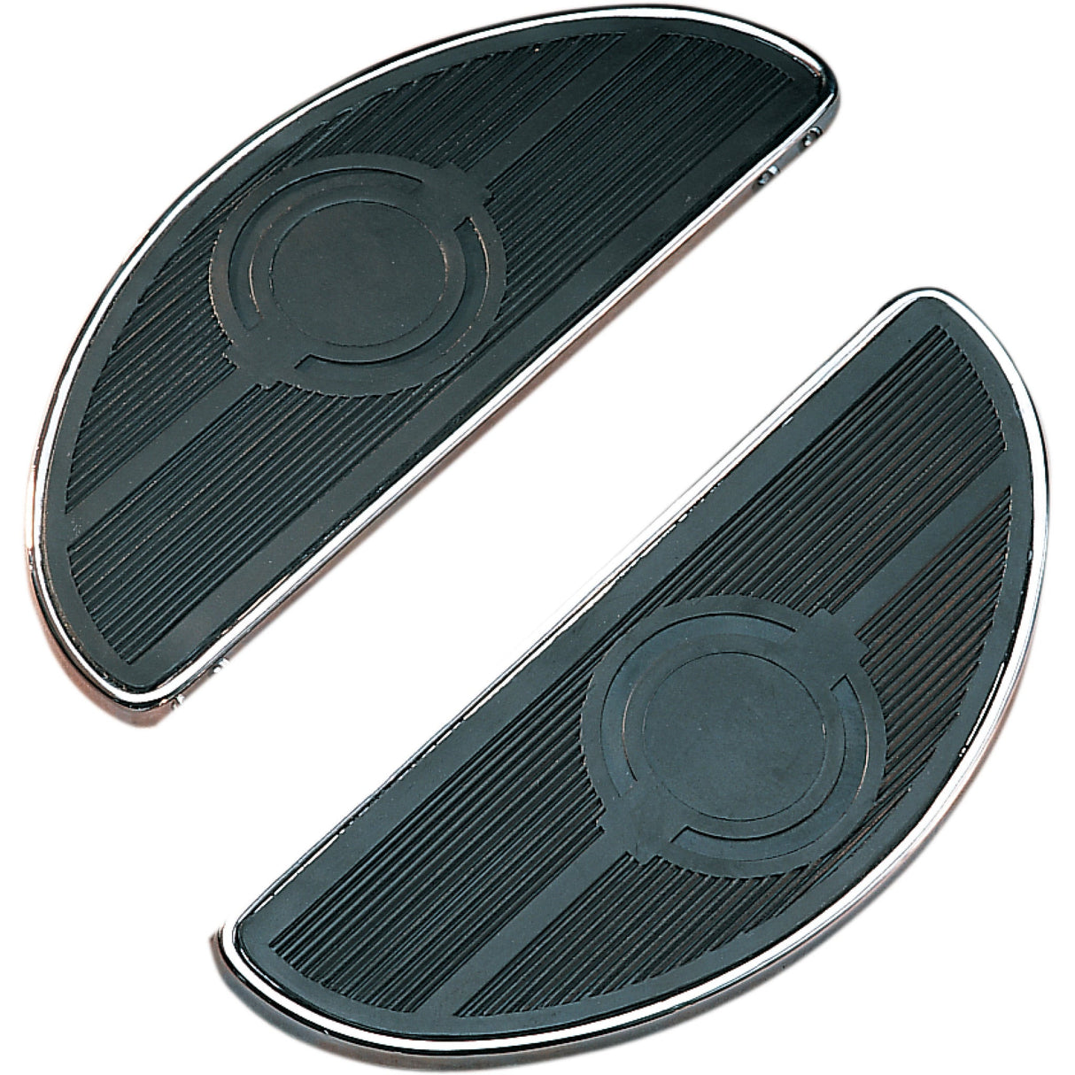 Drag Specialties Floorboards For FL And Flst-Panhead Half-Moon For Harley Touring 1948-1984