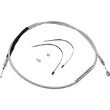 Magnum Shielding High-Efficiency Braided Sterling Chromite II® Clutch Cable /16" - 3223HE For Harley Touring 2008-2016