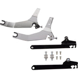 Cobra Detachable Backrest Kit 11" Chrome Dyna - 602-2024 For Harley Dyna 2006-2017