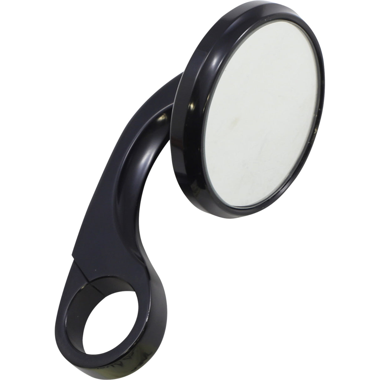 Todd's Cycle Clamp-On Shooter Mirror Shooter Side View Round Black 1"