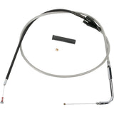 DRAG SPECIALTIES Stainless Braided Idle Cable